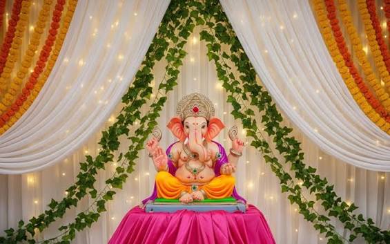 Mahaganpati Puja ceremony by Pandit Satrudhan Pandey in Bangalore
